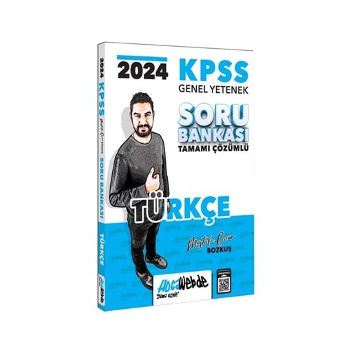 HocaWebde Yayınları 2024 KPSS Genel Yetenek Türkçe Soru Bankası