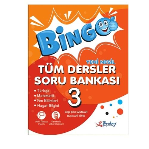 Berkay Yayınları 3. Sınıf Bingo Tüm Dersler Soru Bankası 2024