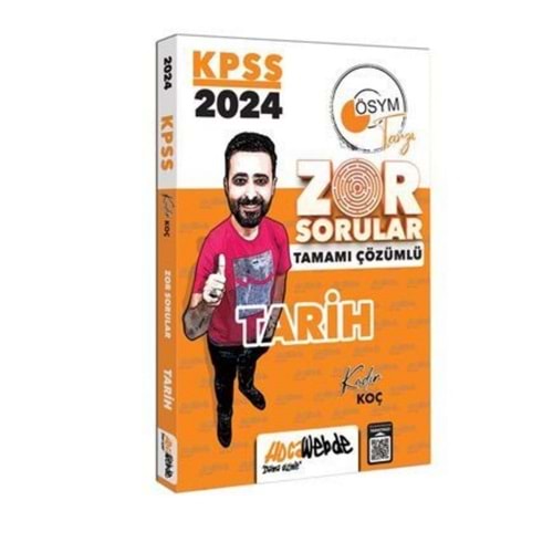 HocaWebde Yayınları 2024 KPSS Genel Kültür Tarih Tamamı Çözümlü Zor Sorular