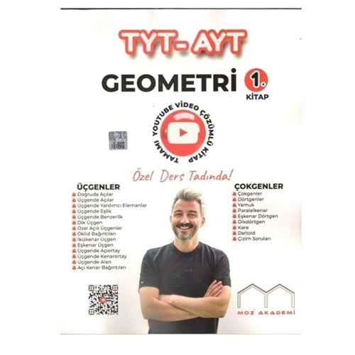 Moz Akademi TYT AYT Geometri 1. Kitap Tamamı Çözümlü Soru Bankası