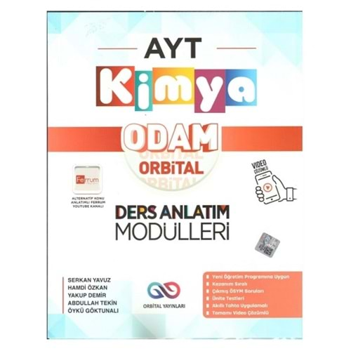 Orbital Yayınları AYT Kimya Ders Anlatım Modülleri