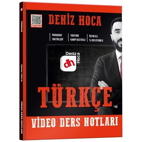 KR Akademi Yayınları Deniz Hoca Tüm Sınavlar İçin Türkçe Video Ders Kitabı