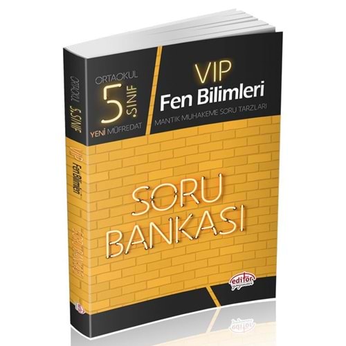 Editör Yayınları 5. Sınıf Vip Fen Bilimleri Soru Bankası