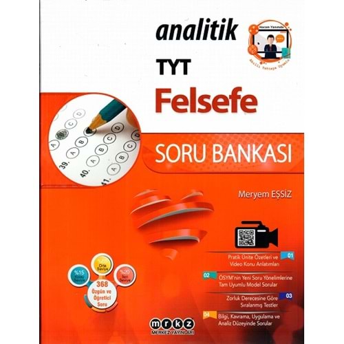 Merkez Yayınları TYT Felsefe Analitik Soru Bankası