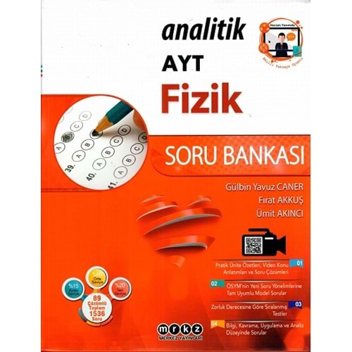 Merkez Yayınları AYT Fizik Analitik Soru Bankası