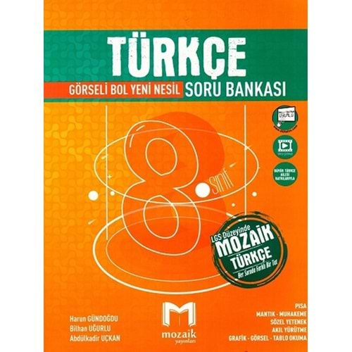 Mozaik Yayınları 8. Sınıf Türkçe Yeni Nesil Soru Bankası