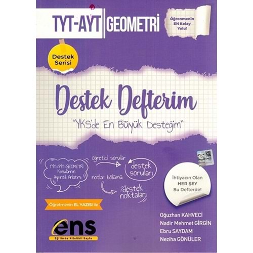 ENS Yayıncılık TYT AYT Geometri Destek Defterim
