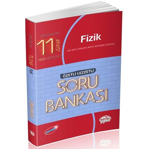 Editör Yayınları 11. Sınıf Fizik Özetli Lezzetli Soru Bankası