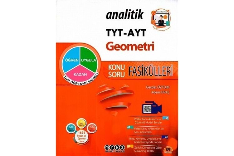 Merkez Yayınları TYT AYT Geometri Analitik Konu Soru Fasikülleri