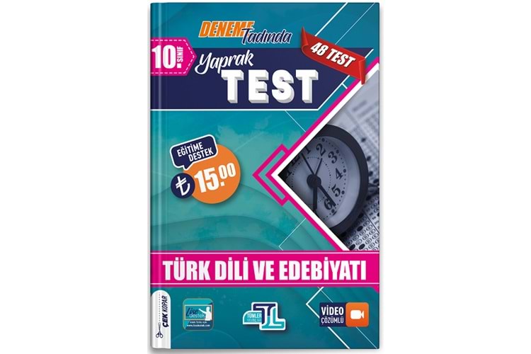 Tümler Yayınları 10. Sınıf Türk Dili Edebiyatı Yaprak Test