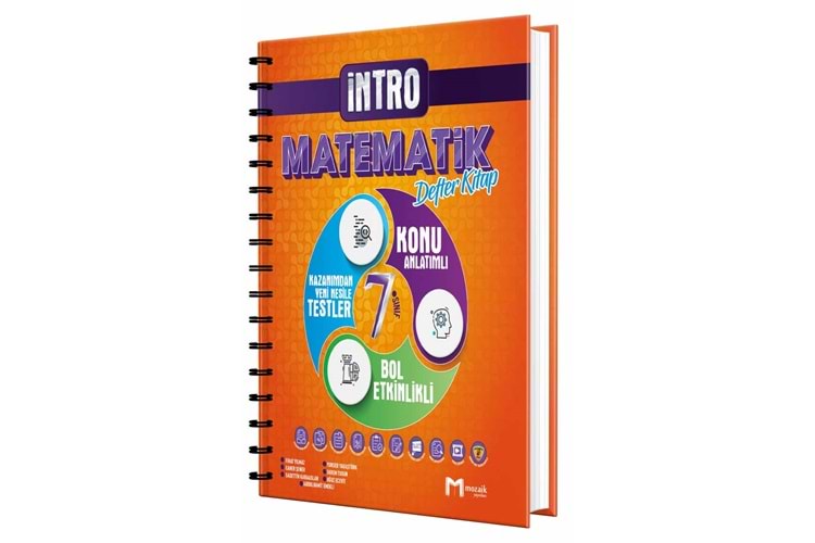 Mozaik Yayınları 7. Sınıf İntro Matematik Defter Kitap 2022