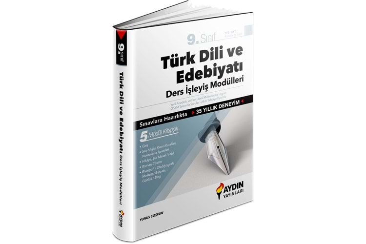 Aydın Yayınları 9. Sınıf Türk Dili Ve Edebiyatı Ders İşleyiş Modülleri