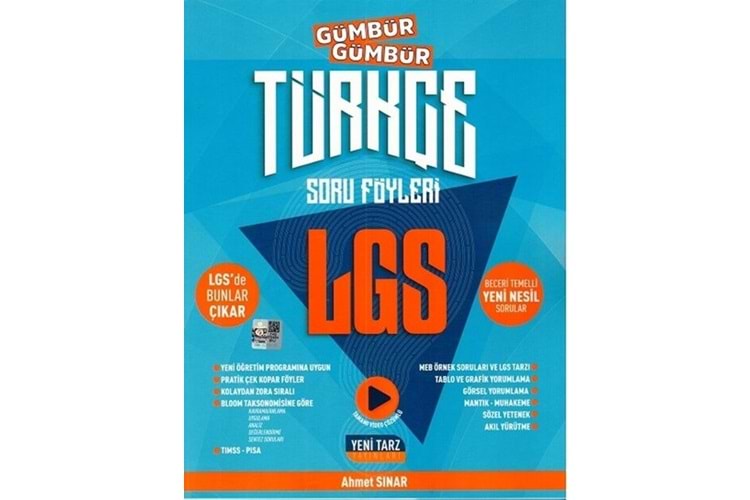 Yeni Tarz Yayınları 8. Sınıf LGS Türkçe Gümbür Gümbür Soru Föyleri