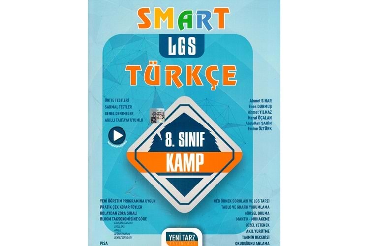 Yeni Tarz Yayınları 8. Sınıf Smart Türkçe Kamp 2022