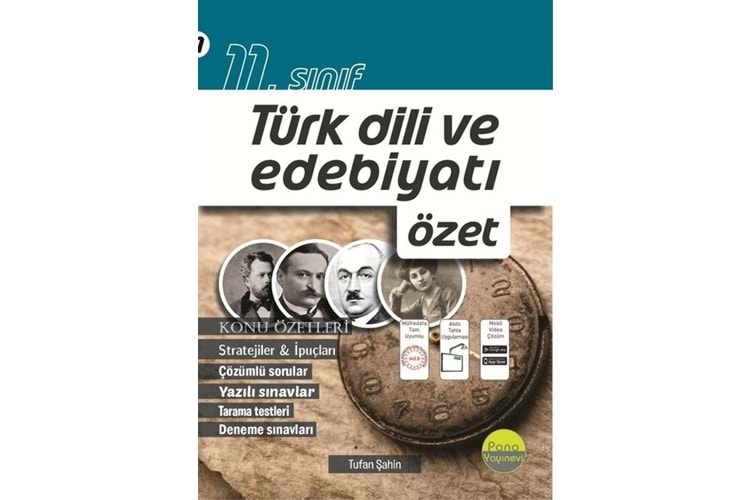 Pano Yayınevi 11. Sınıf Türk Dili ve Edebiyatı Özet
