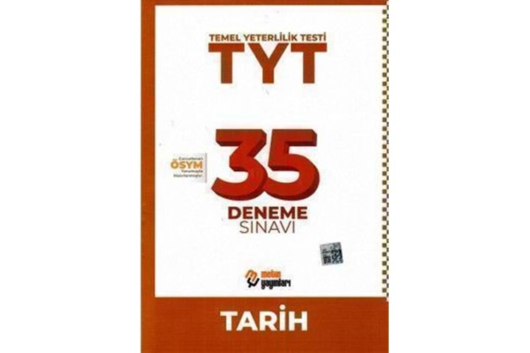 Metin Yayınları TYT Tarih 35 Deneme Sınavı