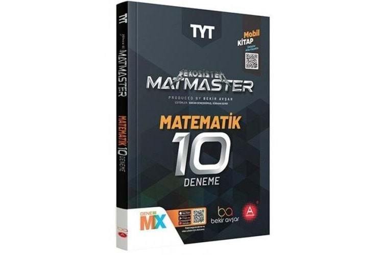 A Yayınları TYT Matmaster Matematik 10 Deneme Tamamı Video Çözümlü 2022