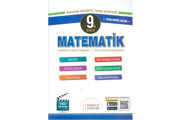 Sonuç Derece Yayınları 9. Sınıf Matematik Modüler Set 2023