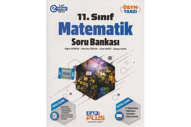 Çap Yayınları 11. Sınıf Matematik Soru Bankası 2023