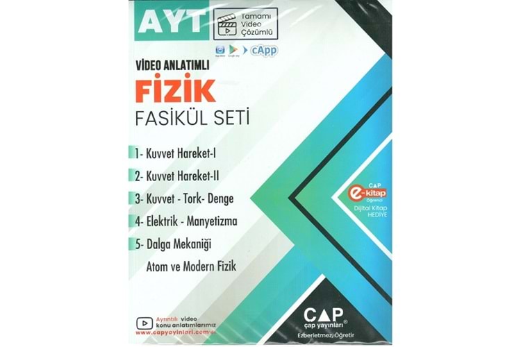 Çap Yayınları AYT Fizik Seti 2023