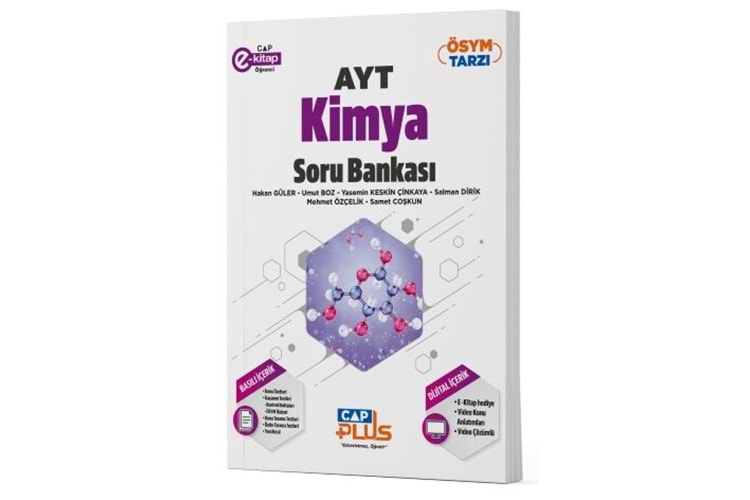 Çap Yayınları AYT Kimya Plus Soru Bankası 2023