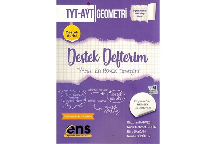 ENS Yayıncılık TYT AYT Geometri Destek Defterim
