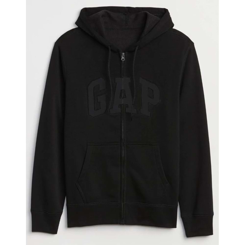 Gap V-Heritage Gap Logo Fz 499917 Erkek Kapüşonlu Fermuarlı Sweatshirt