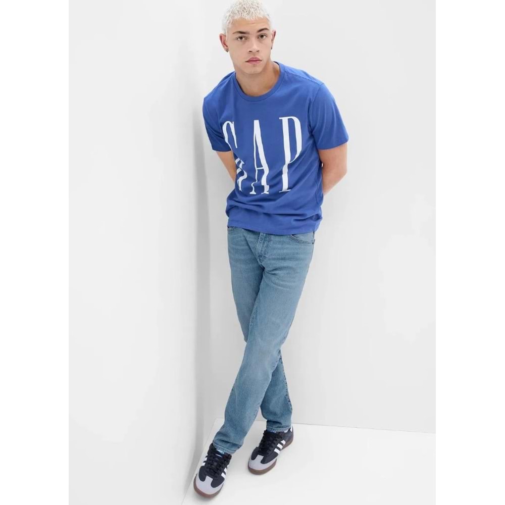 Gap V-Straıght Sımı Lıght Washwell™ Jeans 778774000 Düz Kalıp Erkek Kot Pantolon