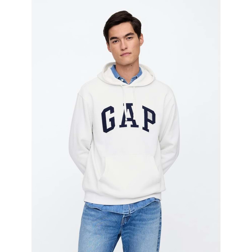 Gap V-Heritage Gap Logo SNL 674148 Erkek Kapüşonlu Sweatshirt