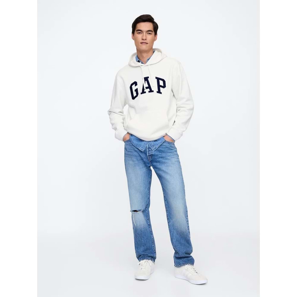 Gap V-Heritage Gap Logo SNL 674148 Erkek Kapüşonlu Sweatshirt
