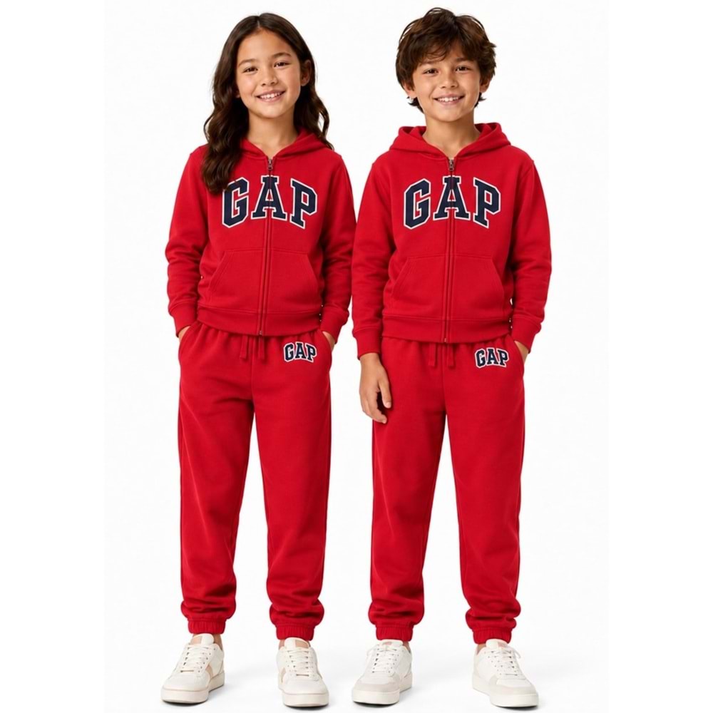 Gap V-Frch Ft Bas Heritage Gap Logo Baskılı Çocuk Eşofman Altı