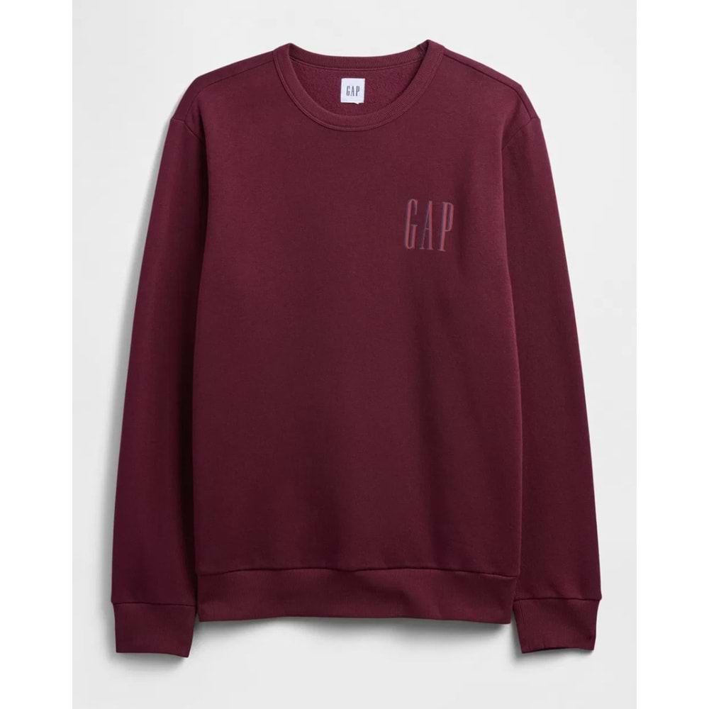 Gap 645634 Gap Logo Fleece Sweatshirt Erkek Sweatshirt