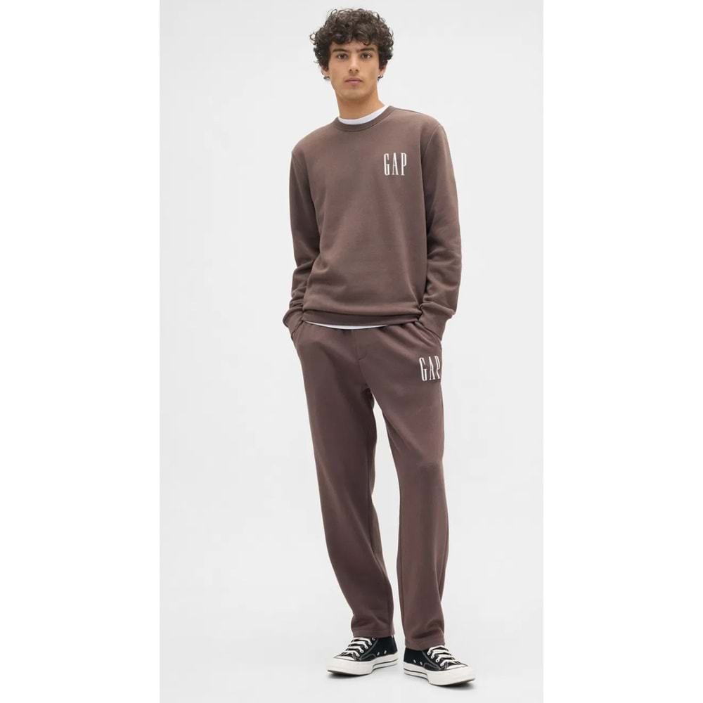 Gap 645634 Gap Logo Fleece Sweatshirt Erkek Sweatshirt