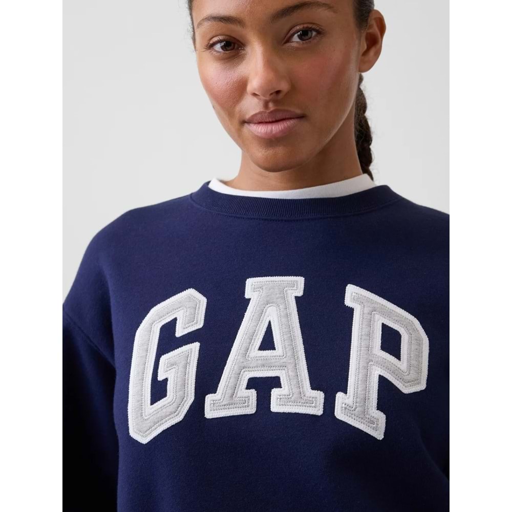 Gap V-Gap Herıtage Crew 886092 Hoodie Kadın Sweatshirt
