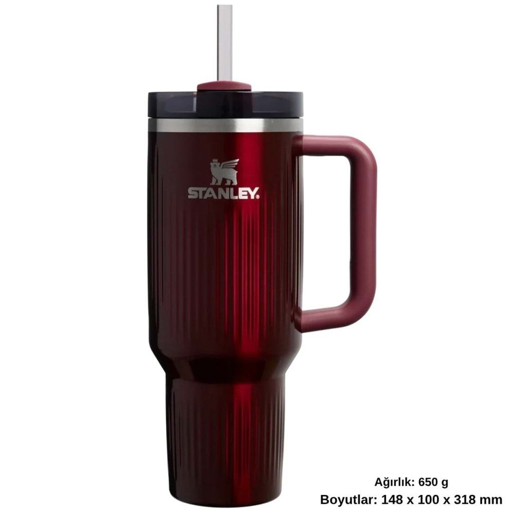Stanley Quencher® H2.0 Fluted Tumbler Pipetli Termos Bardak 1,18L Pipetli Matara