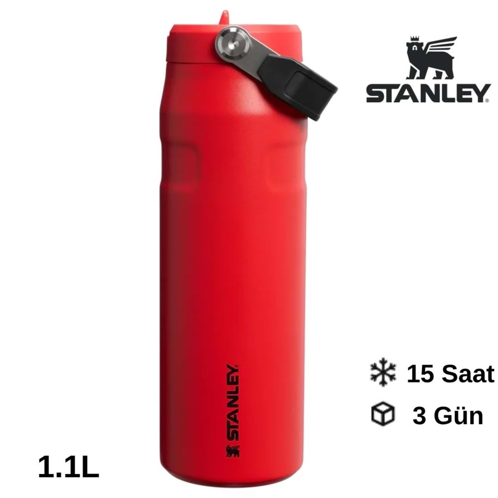 Stanley The IceFlow Flip Straw Pipetli Termos Bardak 1.1 LT Matara