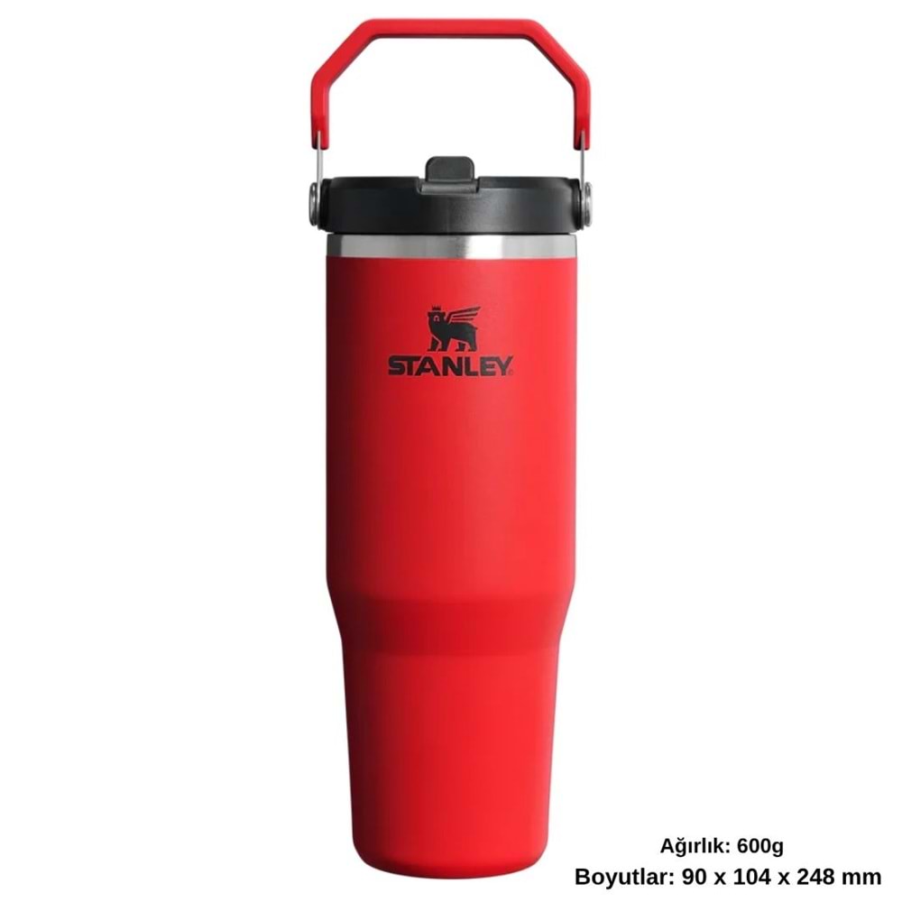 Stanley The IceFlow Flip Straw Pipetli Termos Bardak 0.89 LT Matara