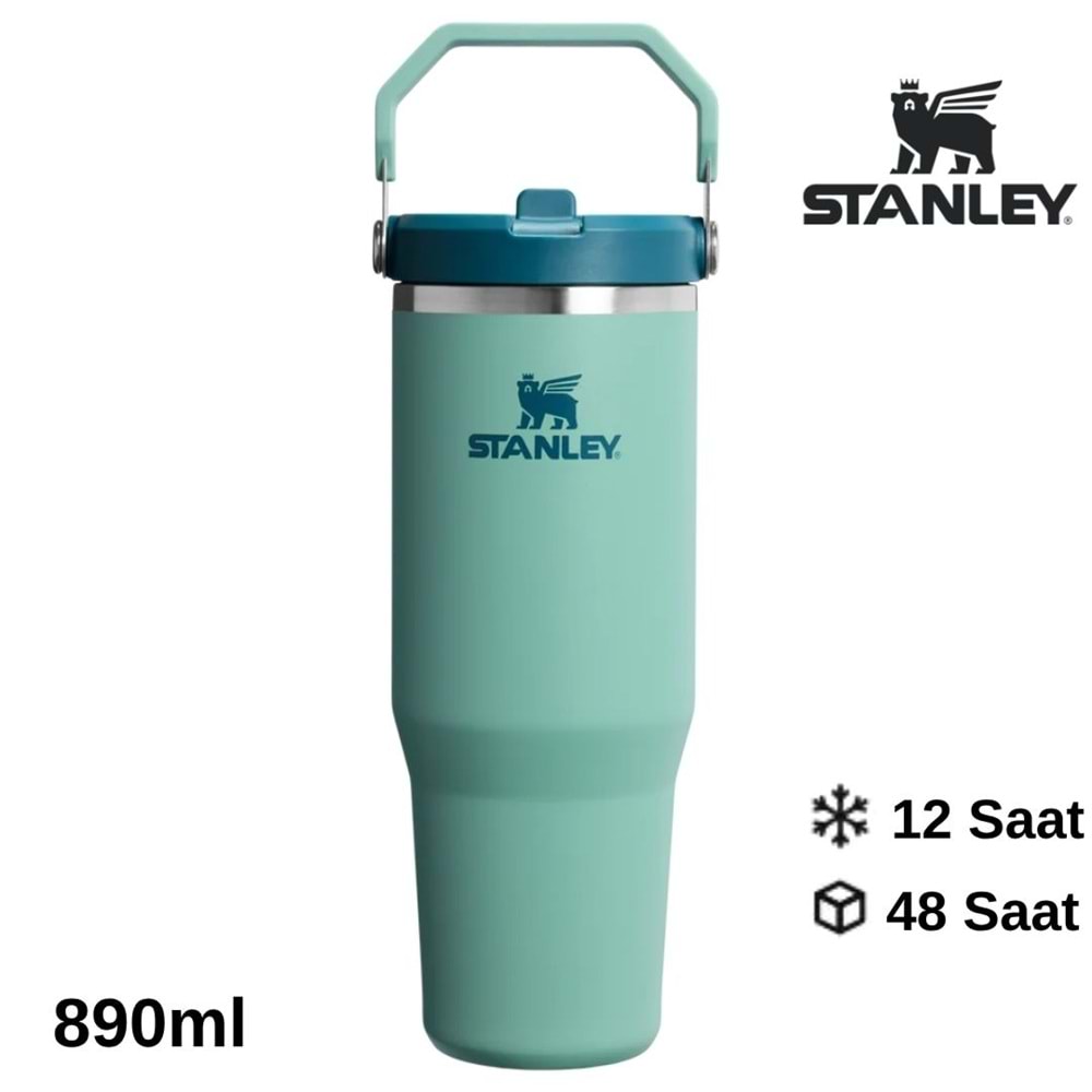 Stanley The IceFlow Flip Straw Pipetli Termos Bardak 0.89 LT Matara