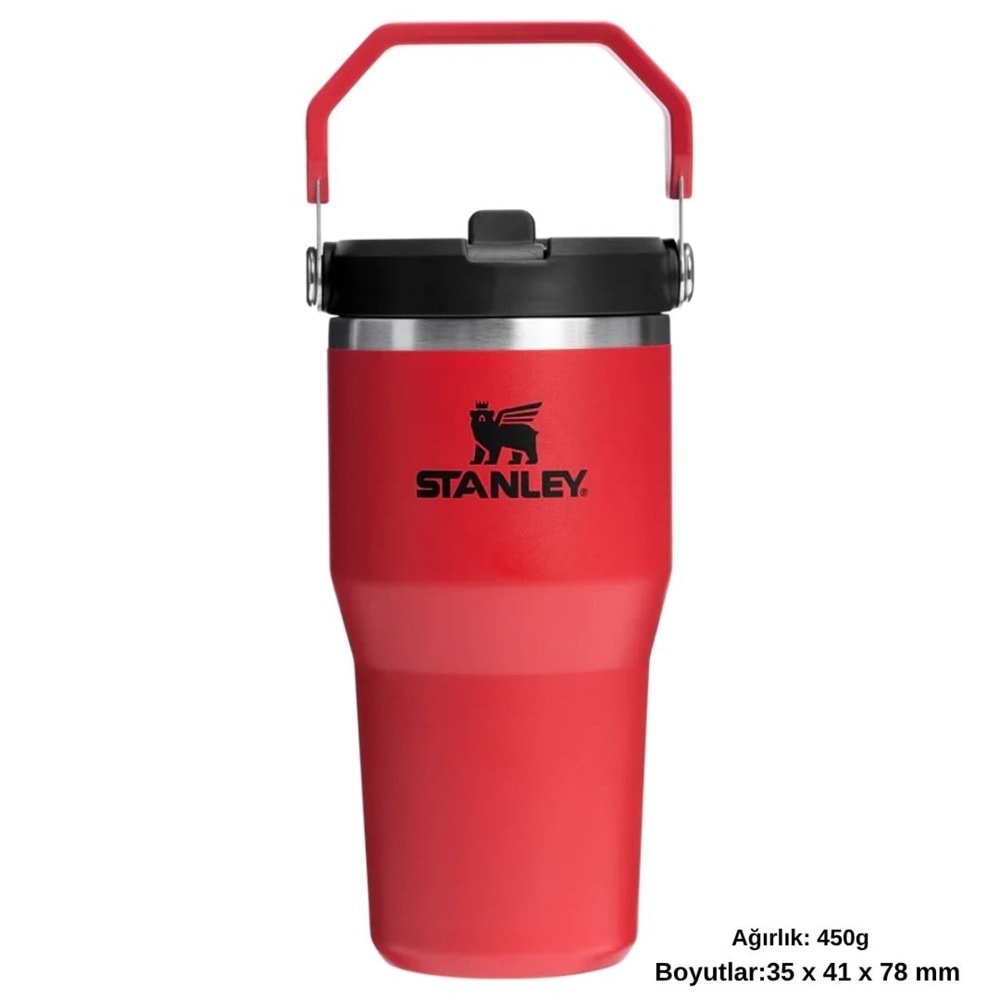 Stanley The IceFlow Flip Straw Pipetli Termos Bardak 0.59 LT Matara