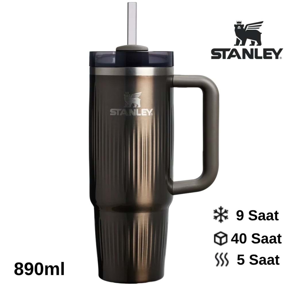 Stanley Quencher® H2.0 Fluted Tumbler Pipetli Termos Bardak 0.89 LT Pipetli Matara