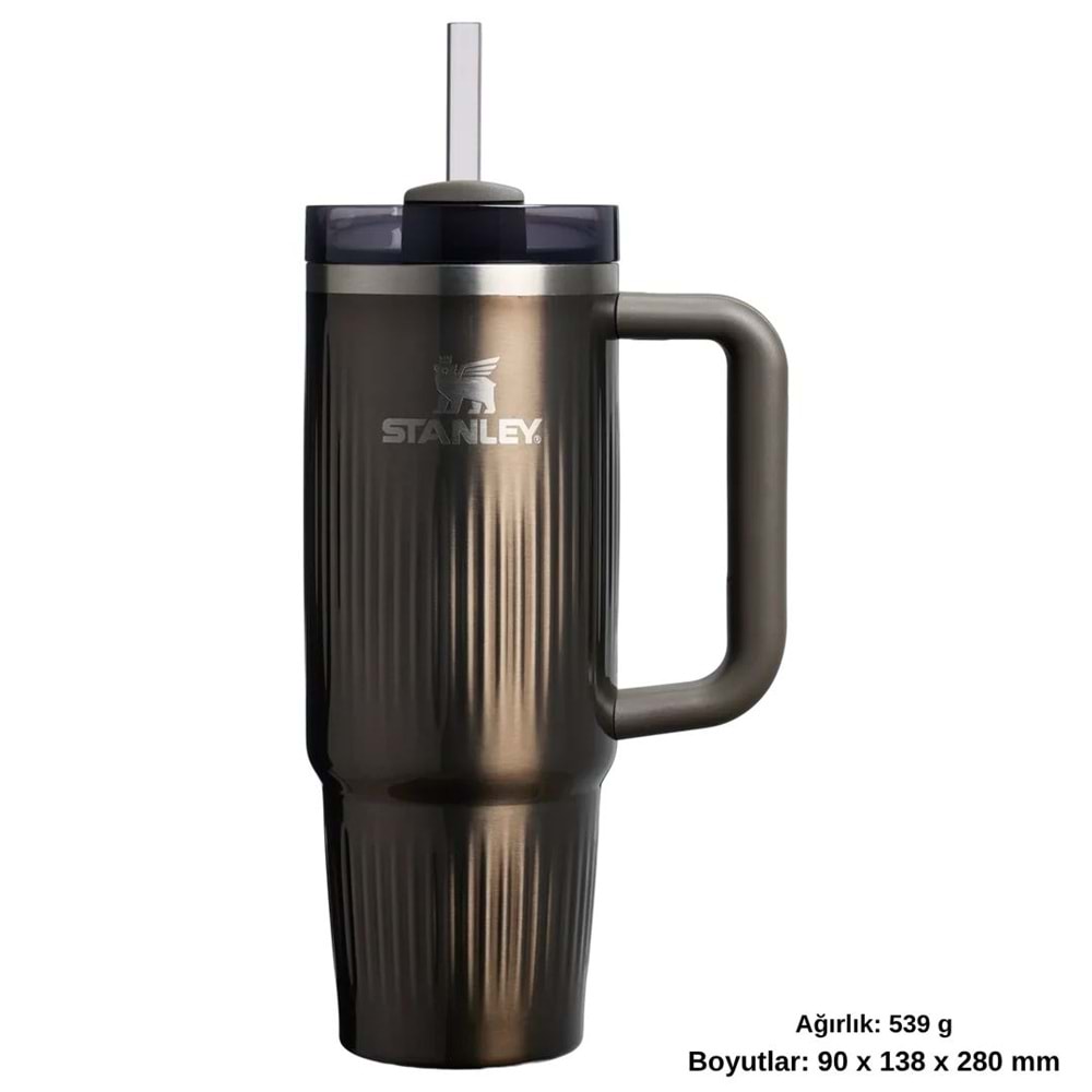 Stanley Quencher® H2.0 Fluted Tumbler Pipetli Termos Bardak 0.89 LT Pipetli Matara