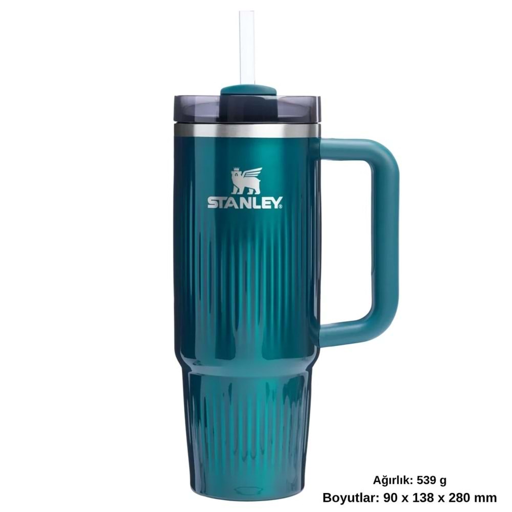 Stanley Quencher® H2.0 Fluted Tumbler Pipetli Termos Bardak 0.89 LT Pipetli Matara