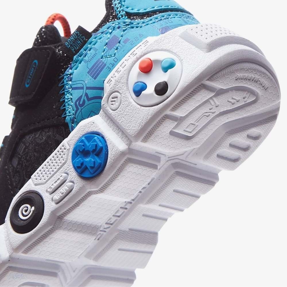 Skechers Lil Gametronix 402262N-BKMT Ortopedik Çocuk Spor Ayakkabı
