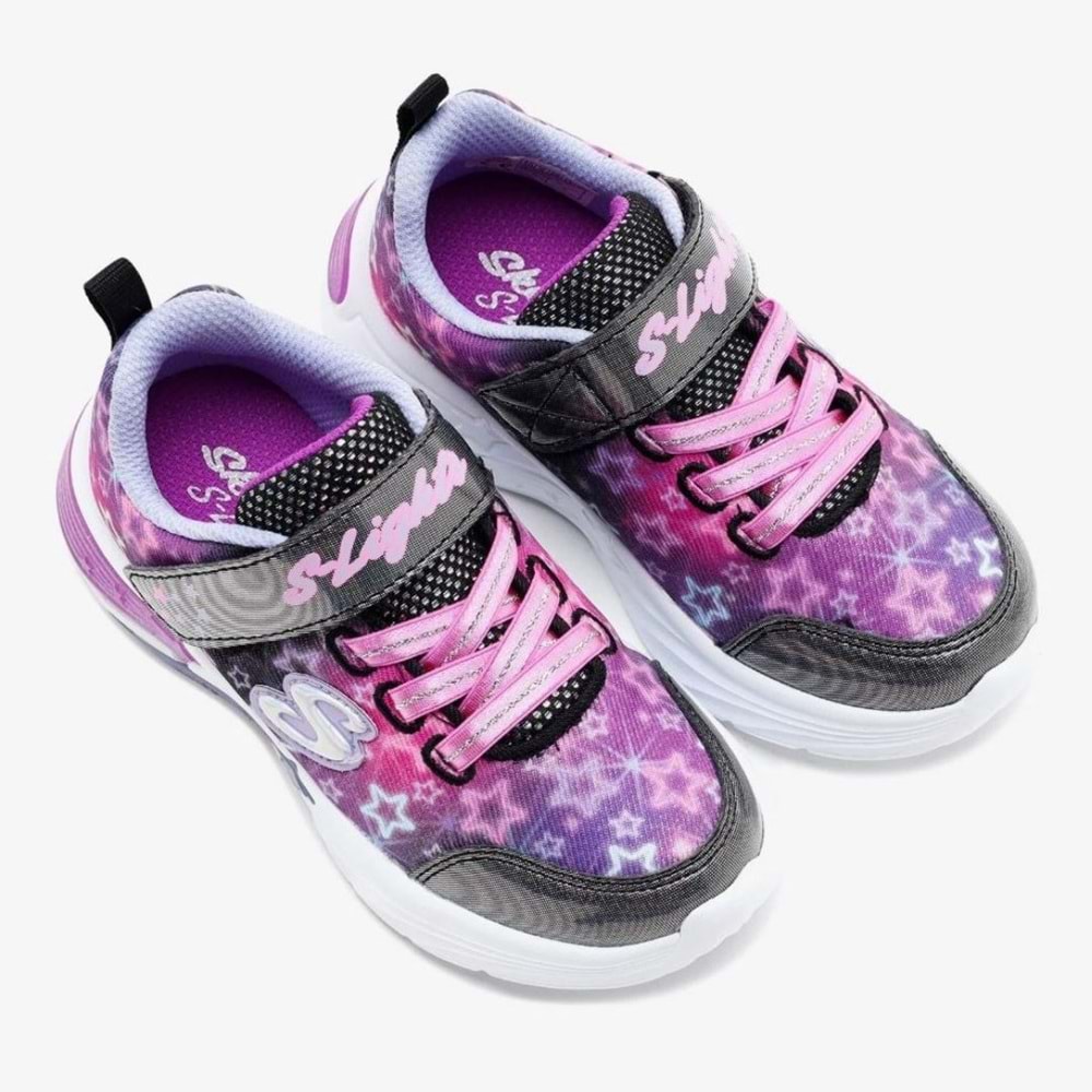 Skechers Star Sparks 302324N-BKMTOrtopedik Işıklı Çocuk Spor Ayakkabı