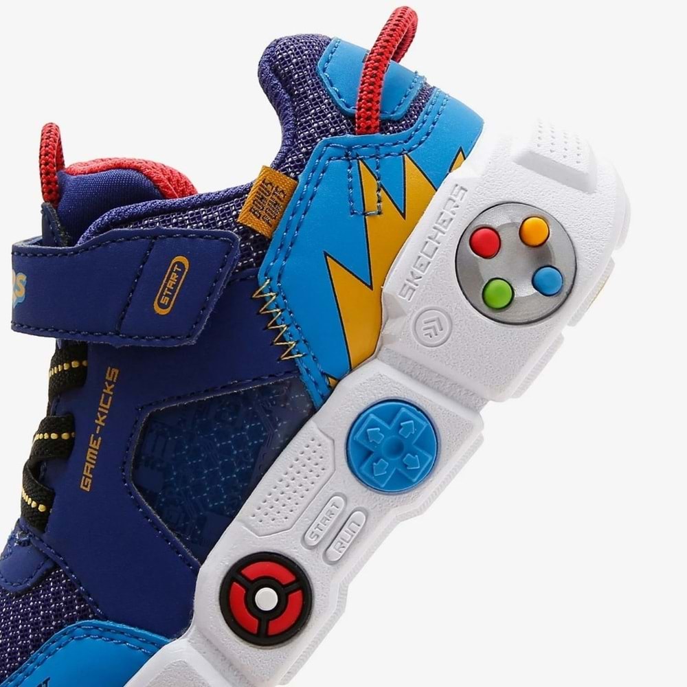 Skechers Lil Gametronix 402262N-RYMT Ortopedik Çocuk Spor Ayakkabı