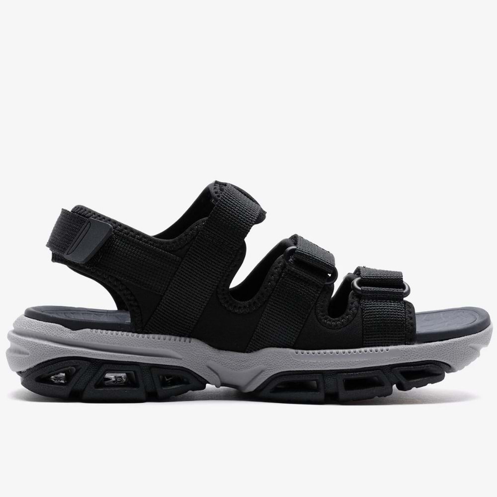 Skechers Atlan-Bodie 210444-BLK Ortopedik Erkek Sandalet