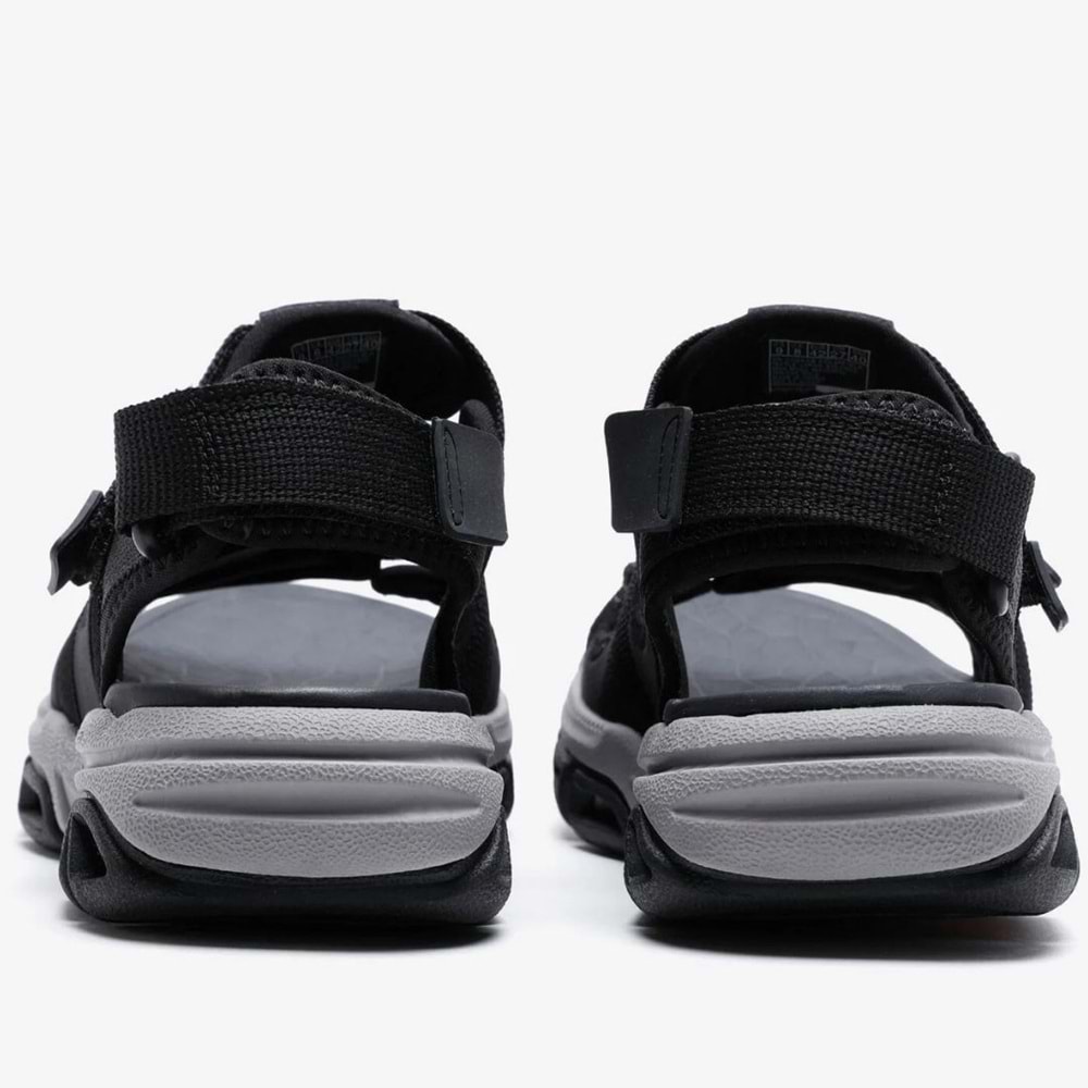 Skechers Atlan-Bodie 210444-BLK Ortopedik Erkek Sandalet