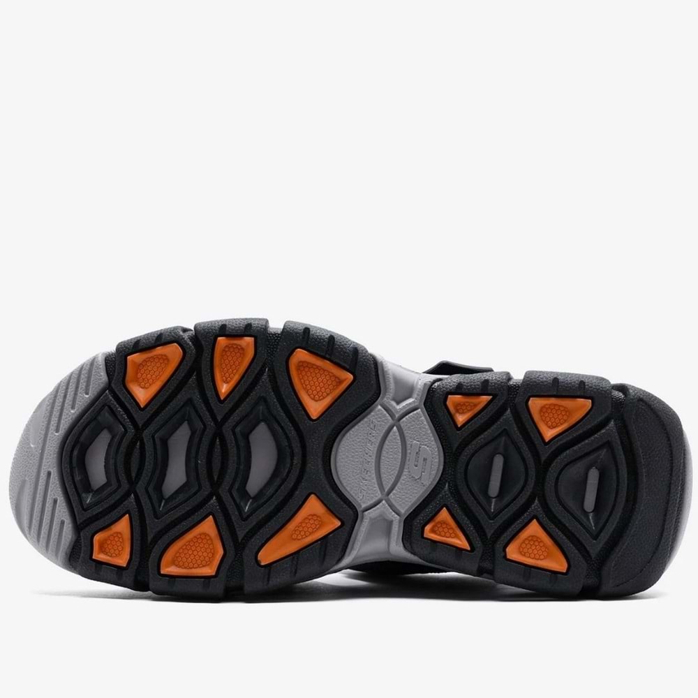 Skechers Atlan-Bodie 210444-BLK Ortopedik Erkek Sandalet