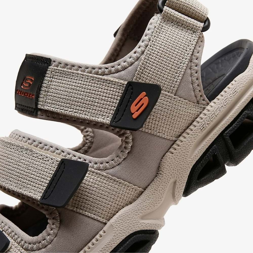 Skechers Atlan-Bodie 210444-TAN Ortopedik Erkek Sandalet