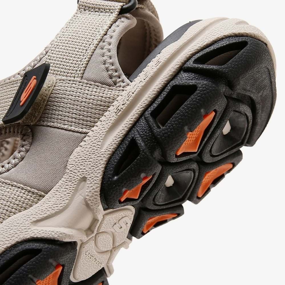 Skechers Atlan-Bodie 210444-TAN Ortopedik Erkek Sandalet